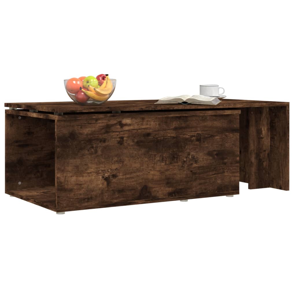 Stolić za kavu boja hrasta 150 x 50 x 35 cm konstruirano drvo