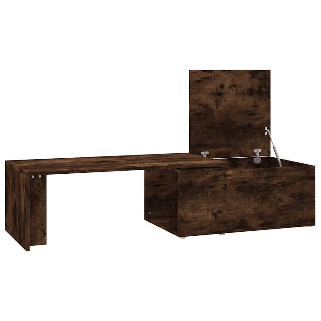 Stolić za kavu boja hrasta 150 x 50 x 35 cm konstruirano drvo