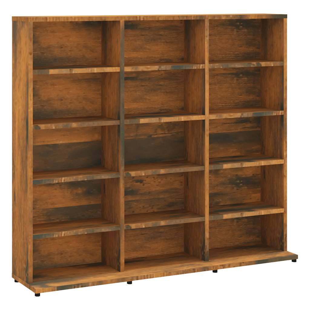 Ormarić za CD-ove boja hrasta 100x23x89,5 cm konstruirano drvo