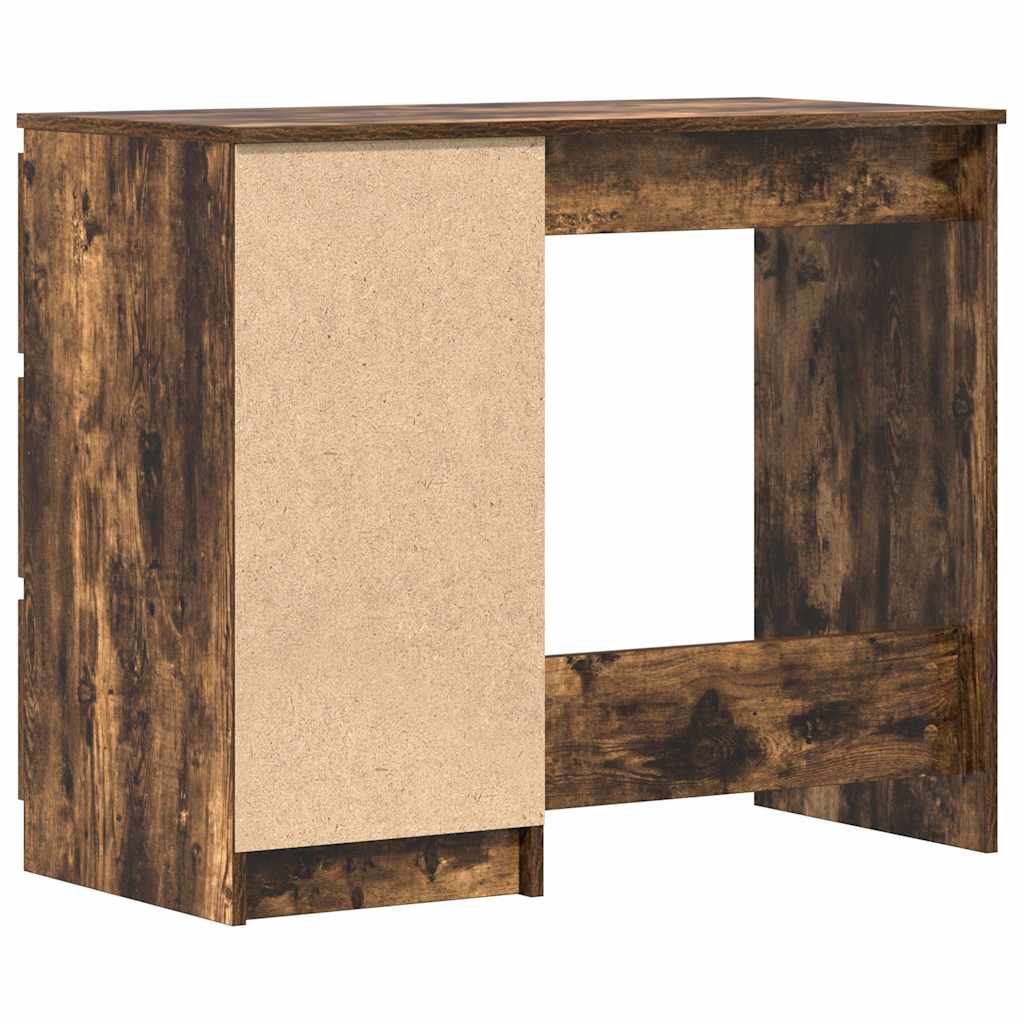 Radni stol boja dimljenog hrasta 90x45x76 cm konstruirano drvo