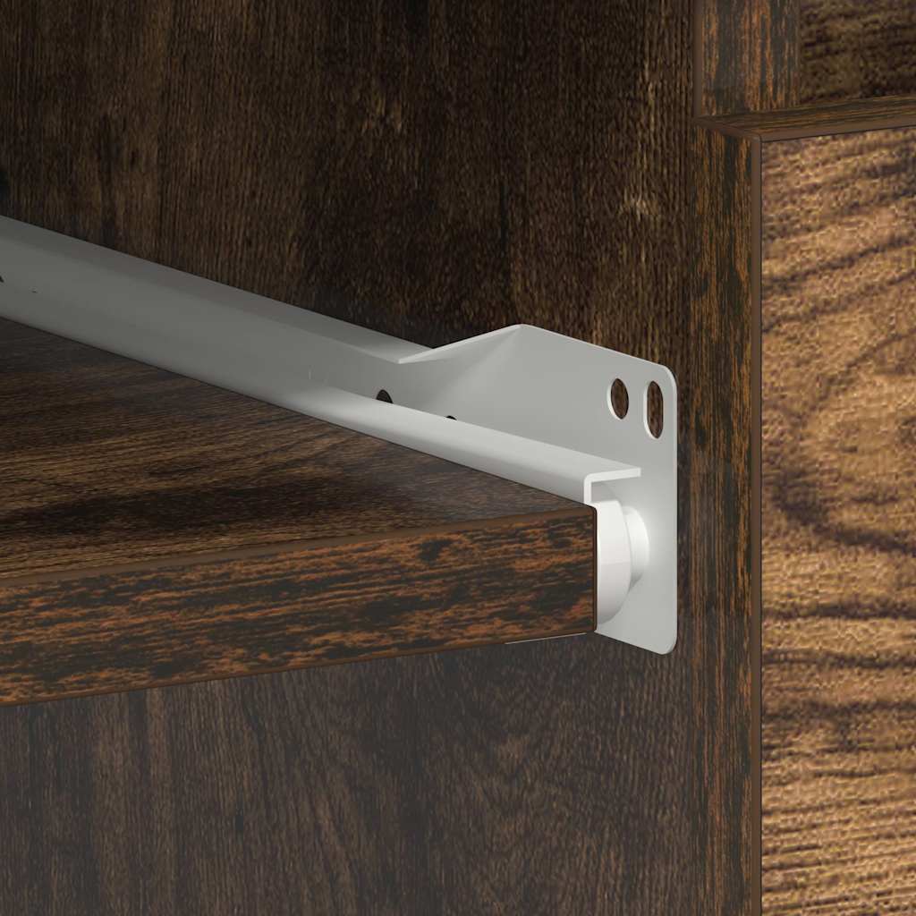 Radni stol boja dimljenog hrasta 90x45x76 cm konstruirano drvo