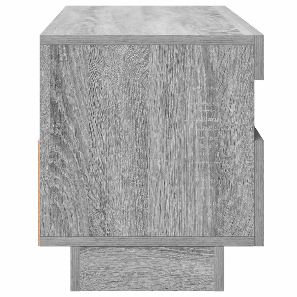TV ormarić s LED svjetlima boja hrasta sonome 100 x 35 x 40 cm