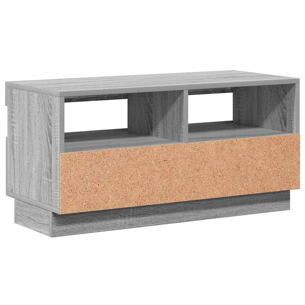 TV ormarić s LED svjetlima boja hrasta sonome 80 x 35 x 40 cm