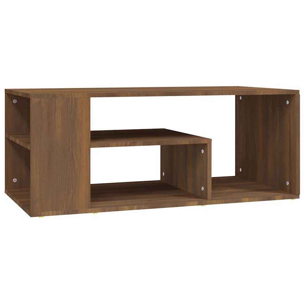 Stolić za kavu boja smeđeg hrasta 100x50x40cm konstruirano drvo