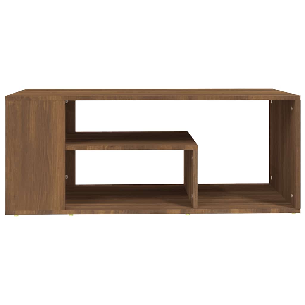 Stolić za kavu boja smeđeg hrasta 100x50x40cm konstruirano drvo