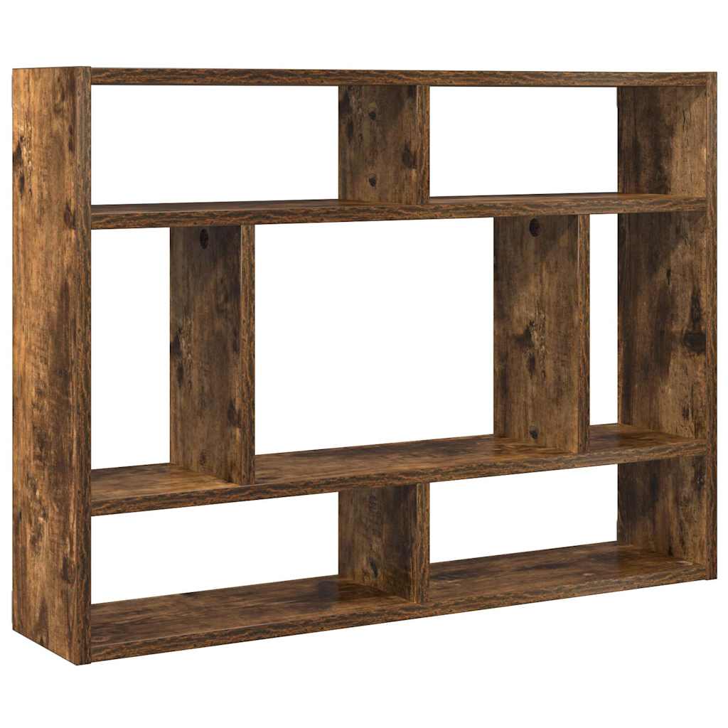 Zidna polica boja hrasta 75 x 16 x 55 cm konstruirano drvo