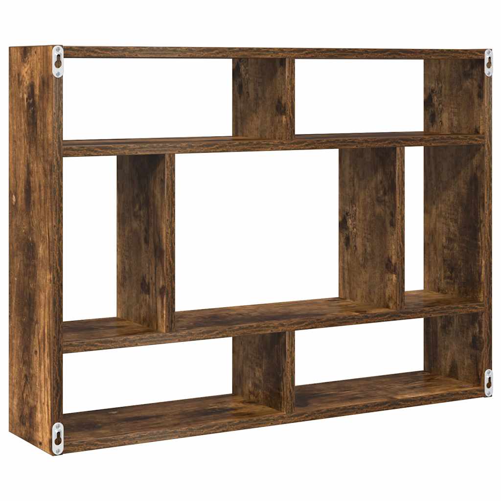 Zidna polica boja hrasta 75 x 16 x 55 cm konstruirano drvo
