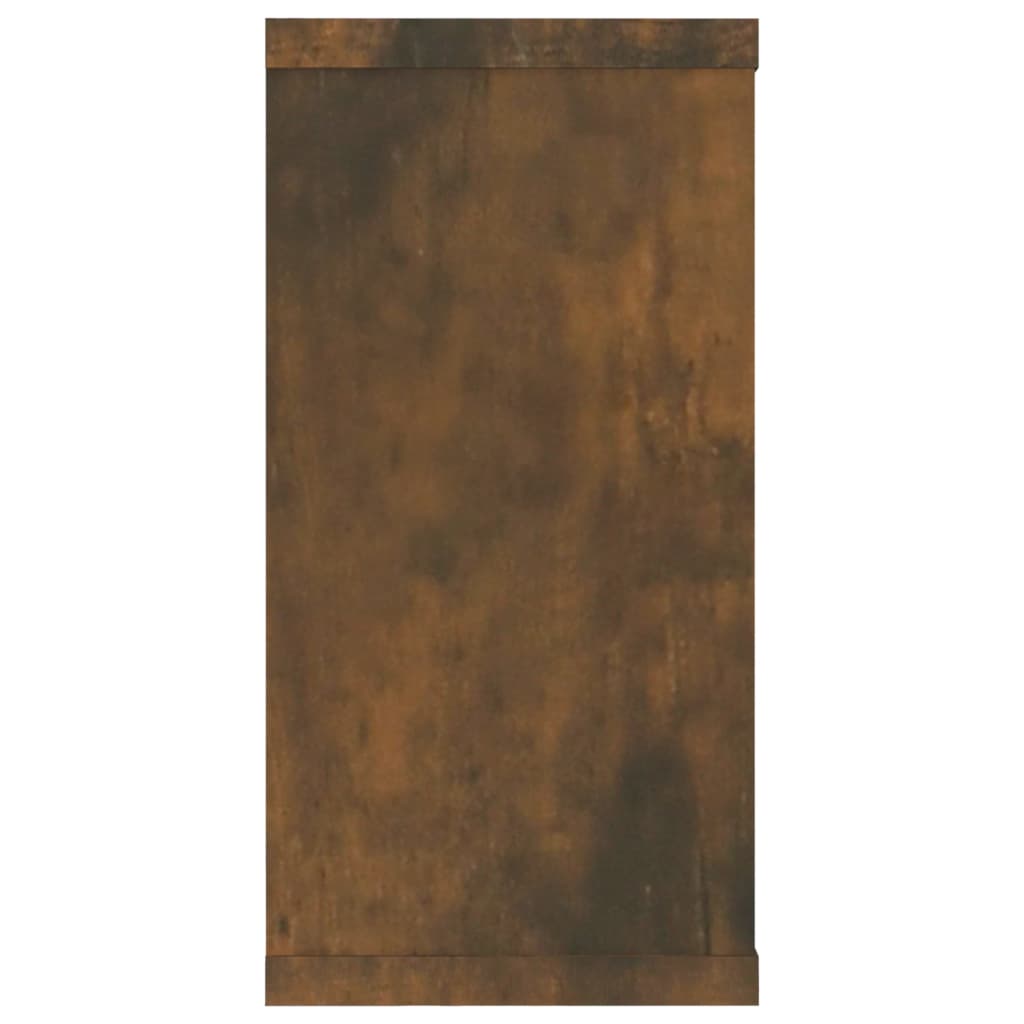 Kockaste zidne police 4 kom boja hrasta 100 x 15 x 30 cm drvene