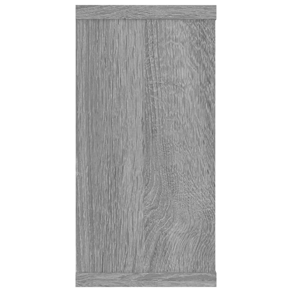 Kockaste zidne police 4 kom boja hrasta 100 x 15 x 30 cm drvene