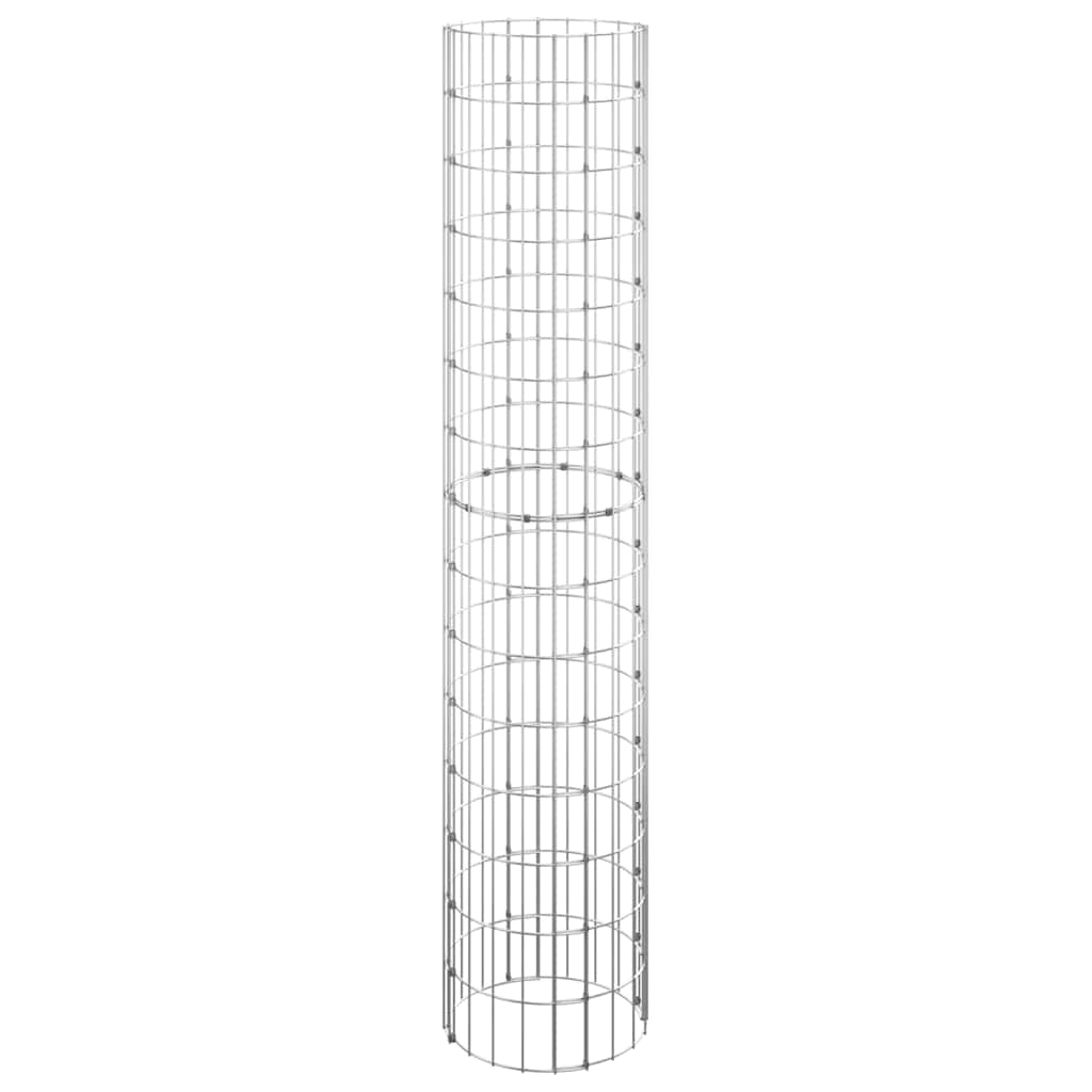 Kružni gabionski stup od pocinčanog čelika Ø 30 x 150 cm