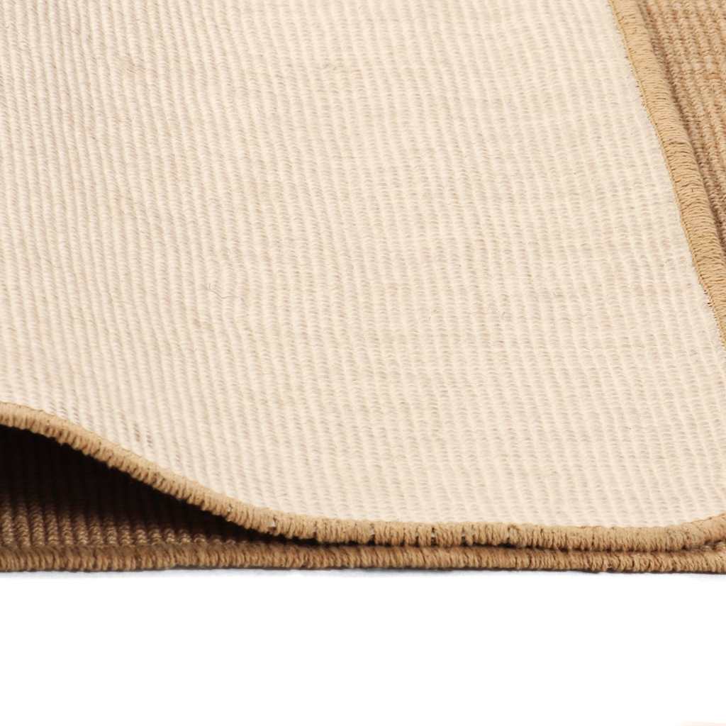 Ukrasni tepih od jute s podlogom od lateksa 180 x 250 cm