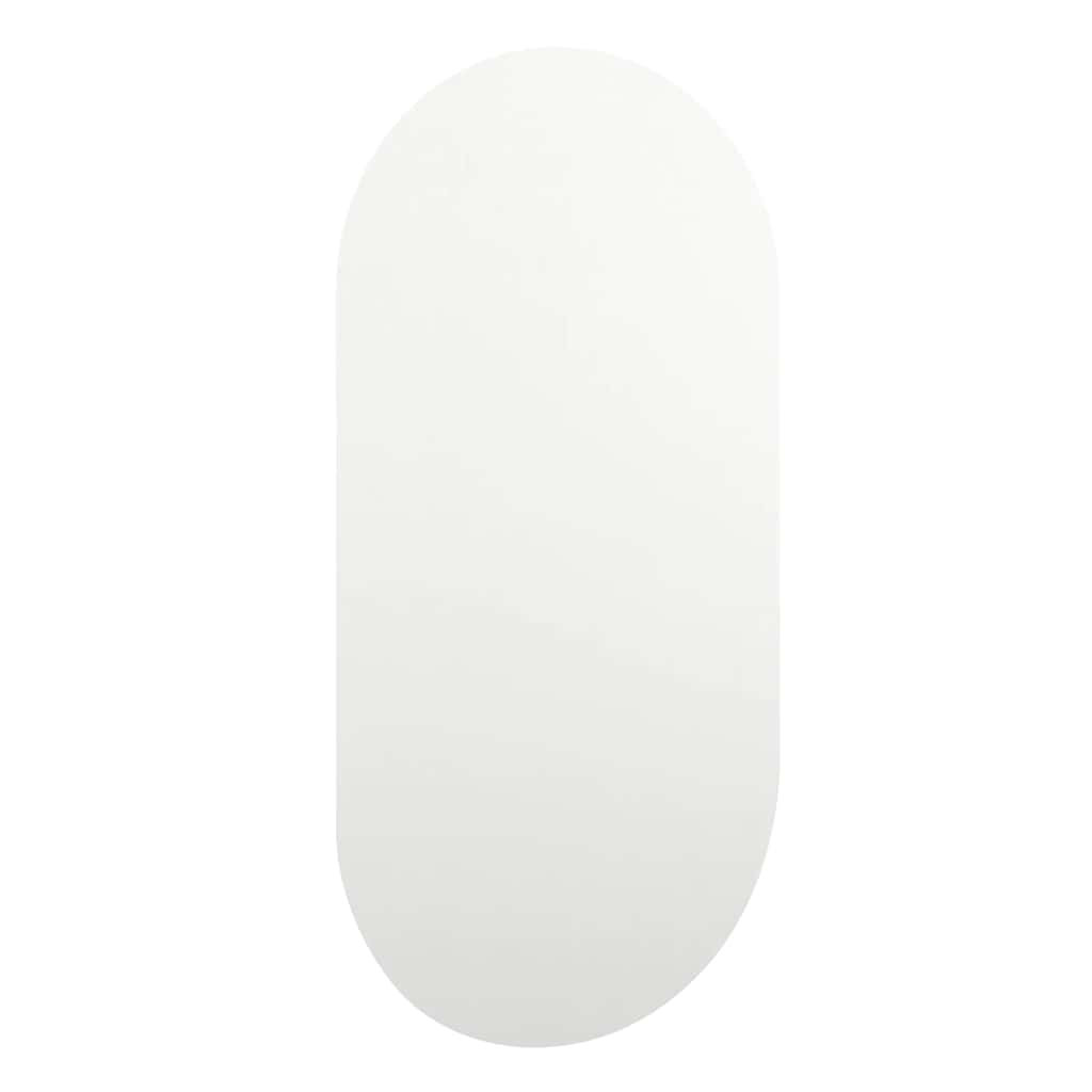 Ogledalo s LED svjetlima 80 x 40 cm stakleno ovalno