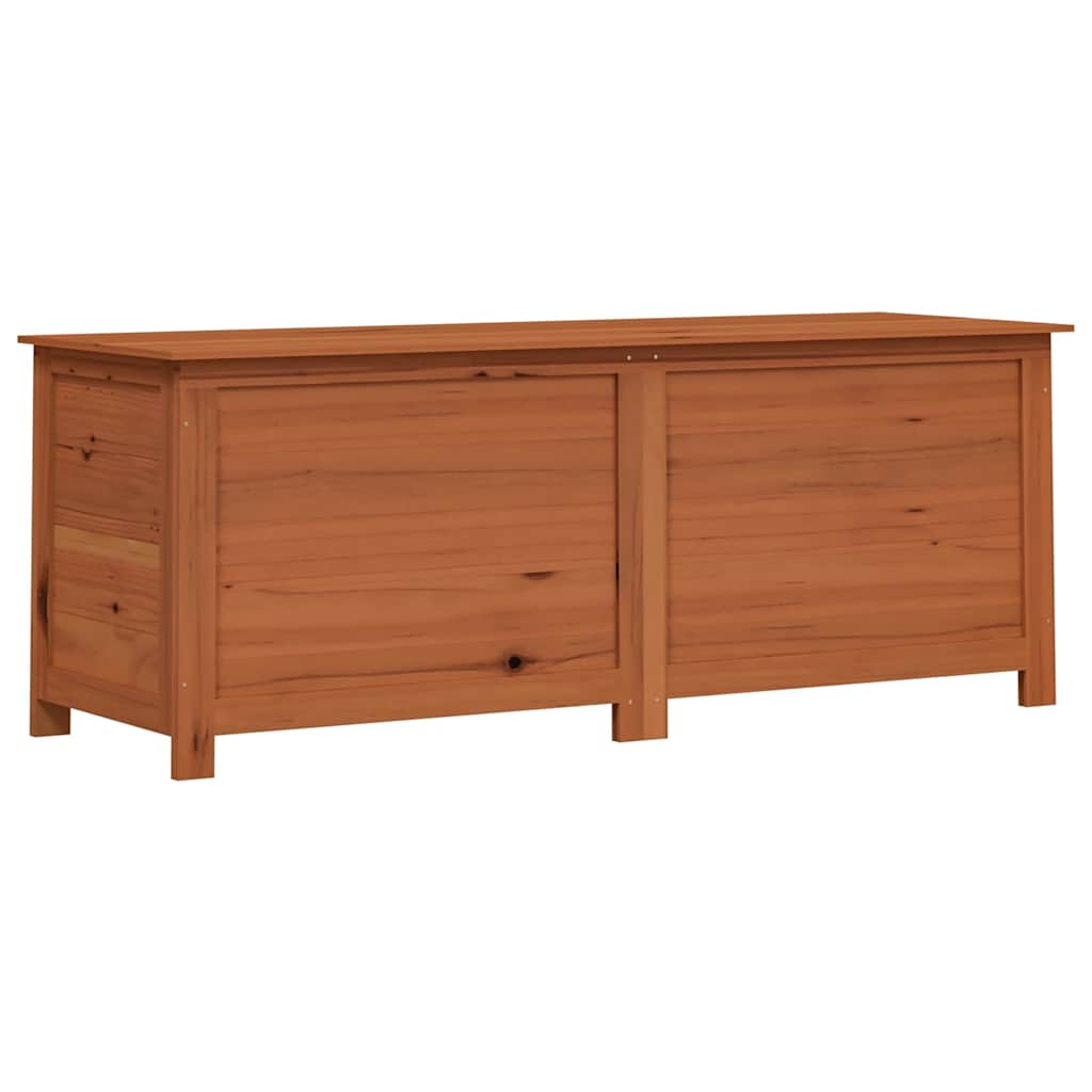 Vanjska kutija za jastuke smeđa 150x50x56 cm masivna jelovina