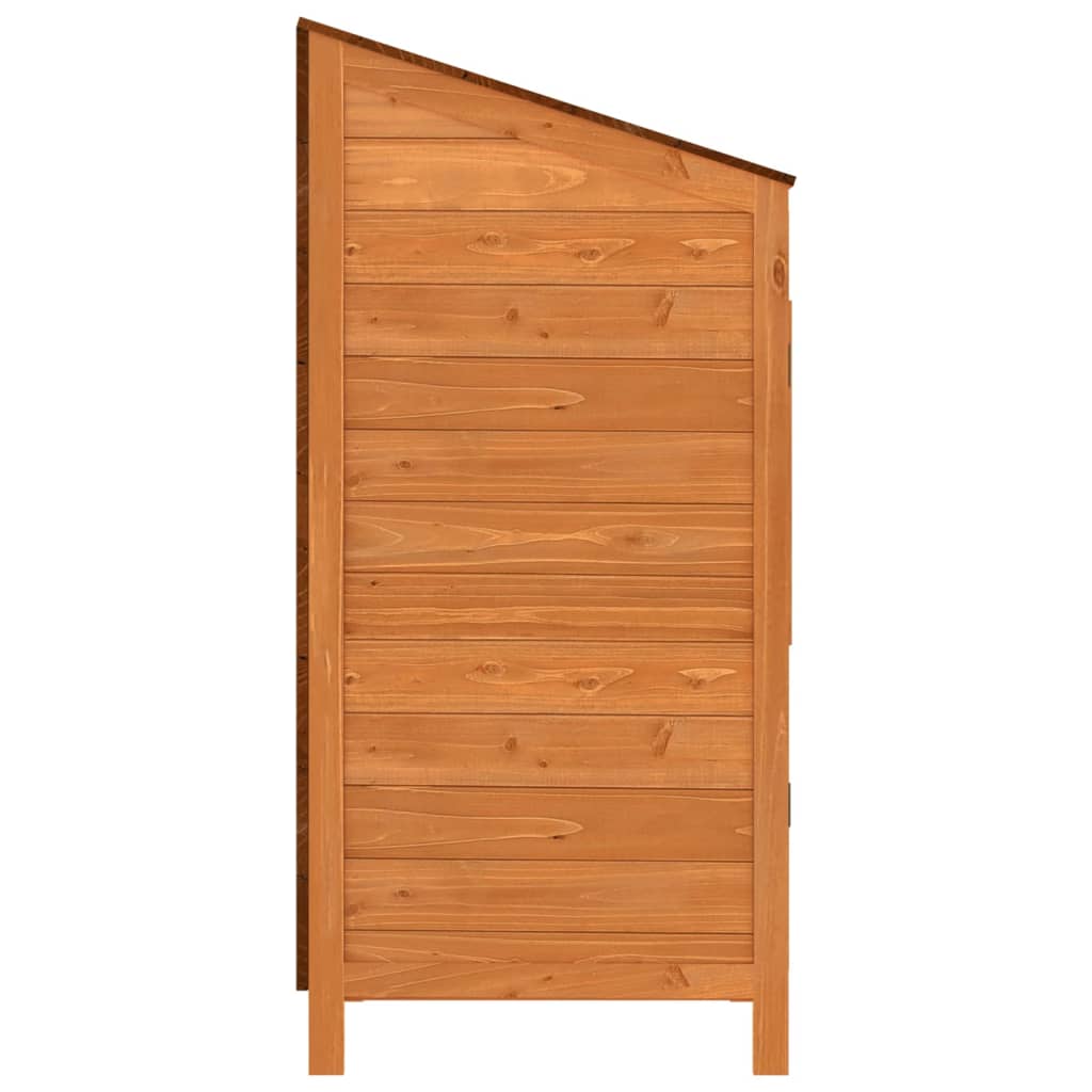 Vrtno spremište smeđe 55 x 52 x 112 cm od masivne jelovine