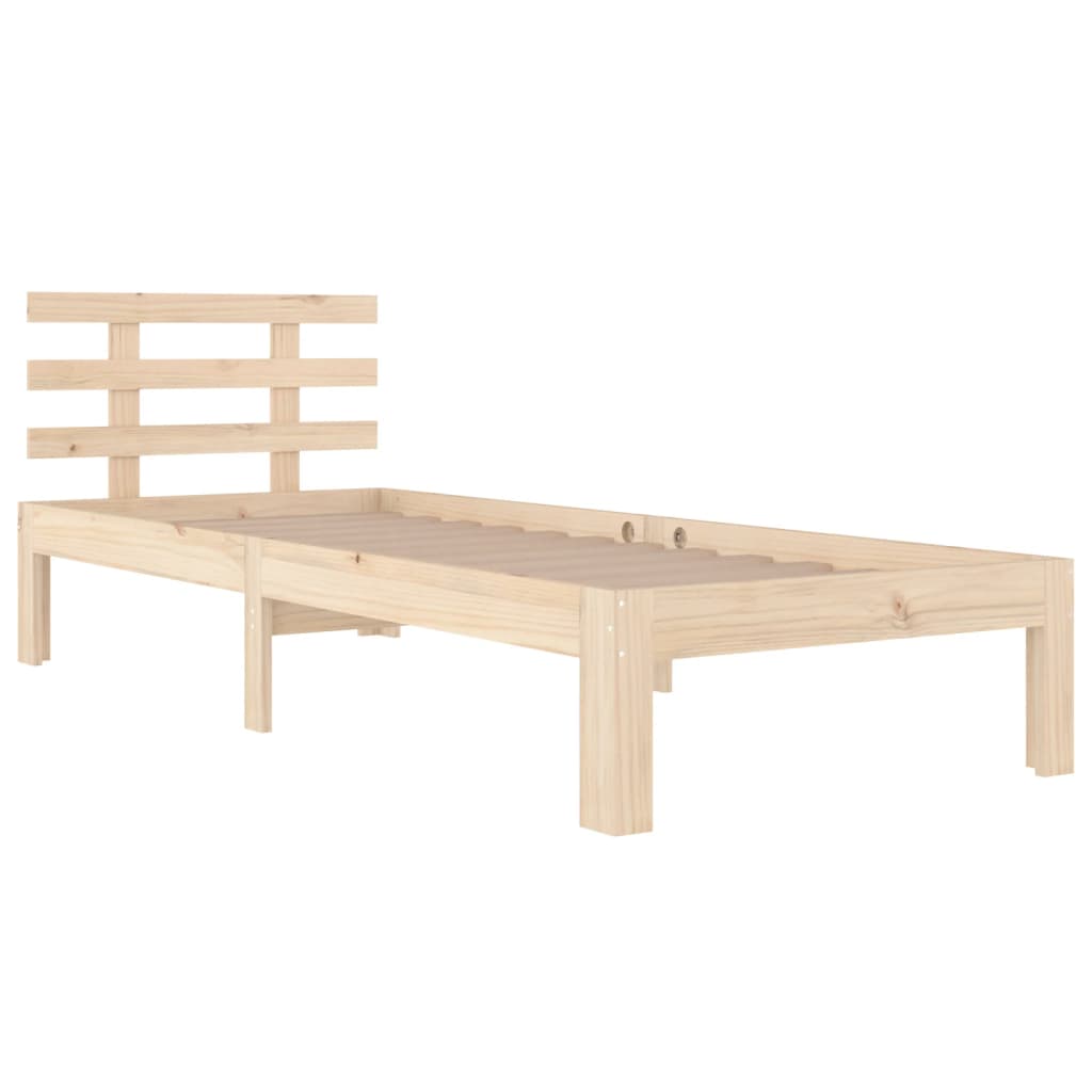 Okvir za krevet od masivnog drva 90 x 190 cm jednokrevetni