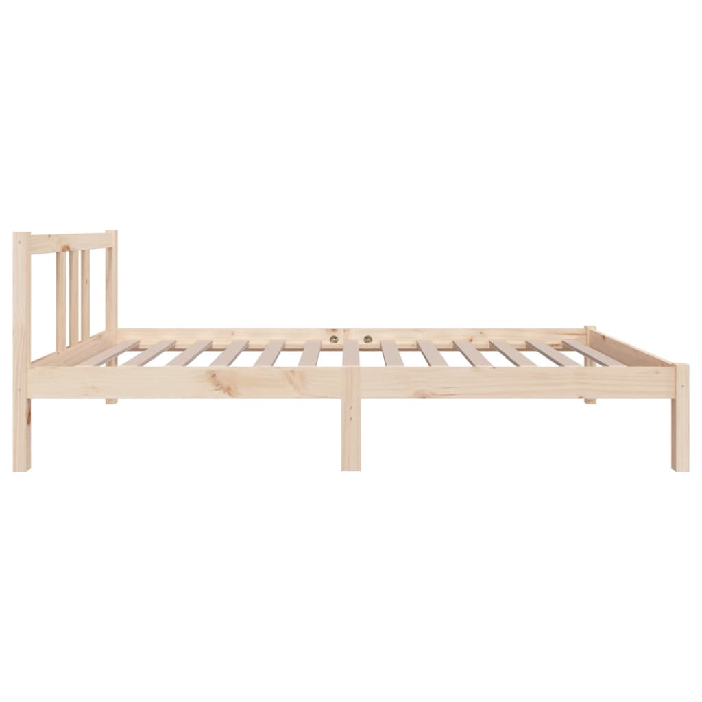Okvir za krevet od masivnog drva 90 x 190 cm jednokrevetni