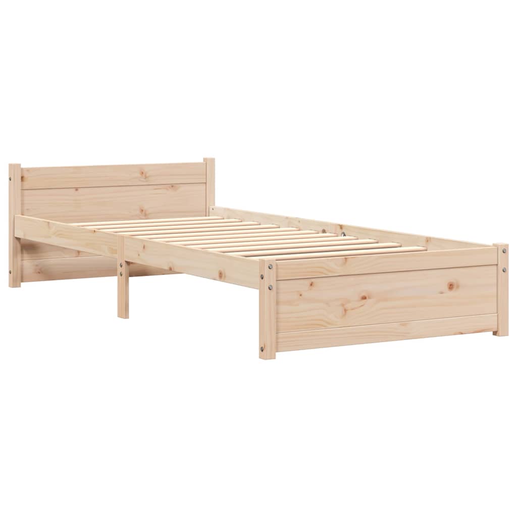 Okvir za krevet od masivnog drva 100 x 200 cm