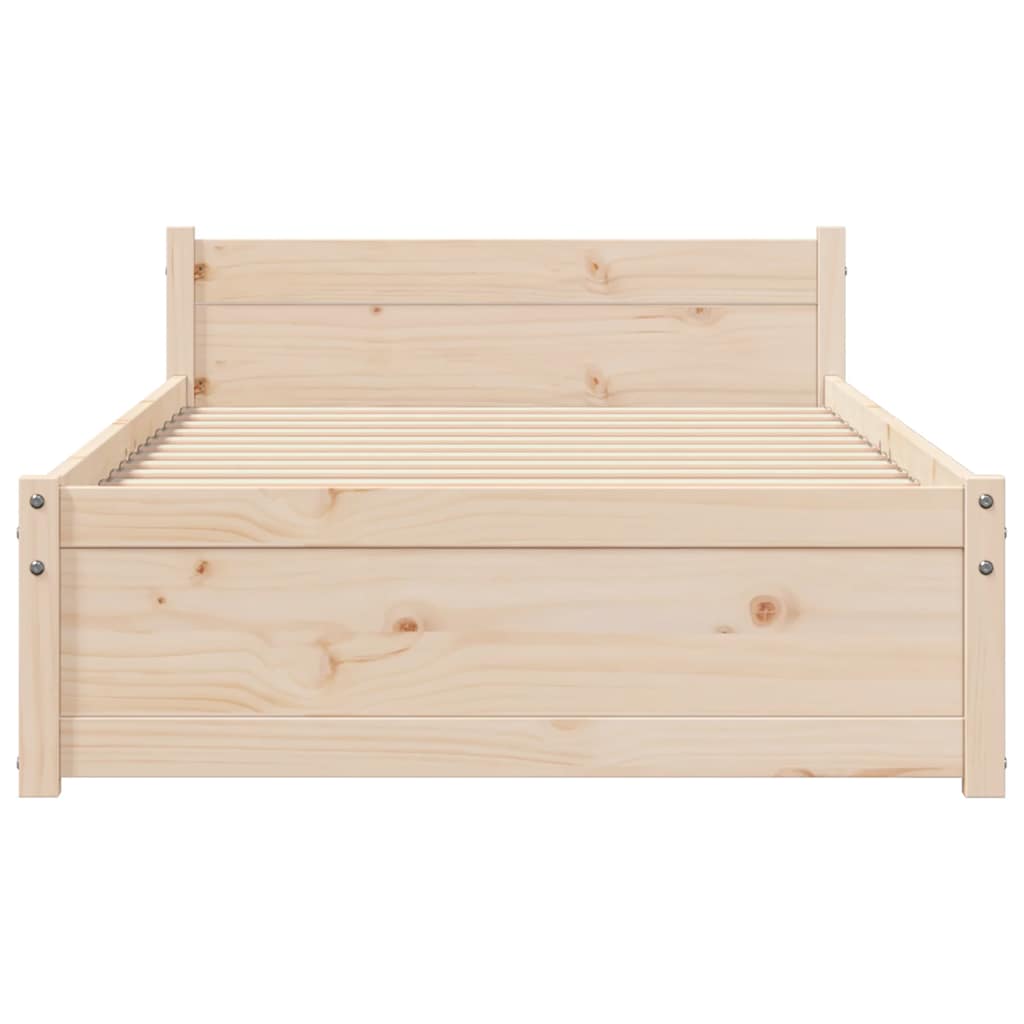 Okvir za krevet od masivnog drva 100 x 200 cm