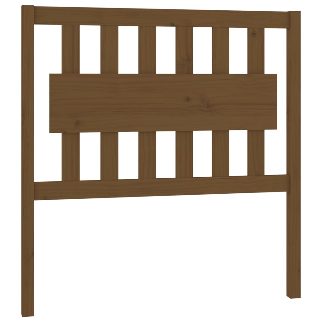 Uzglavlje za krevet boja meda 95,5x4x100 cm od masivne borovine