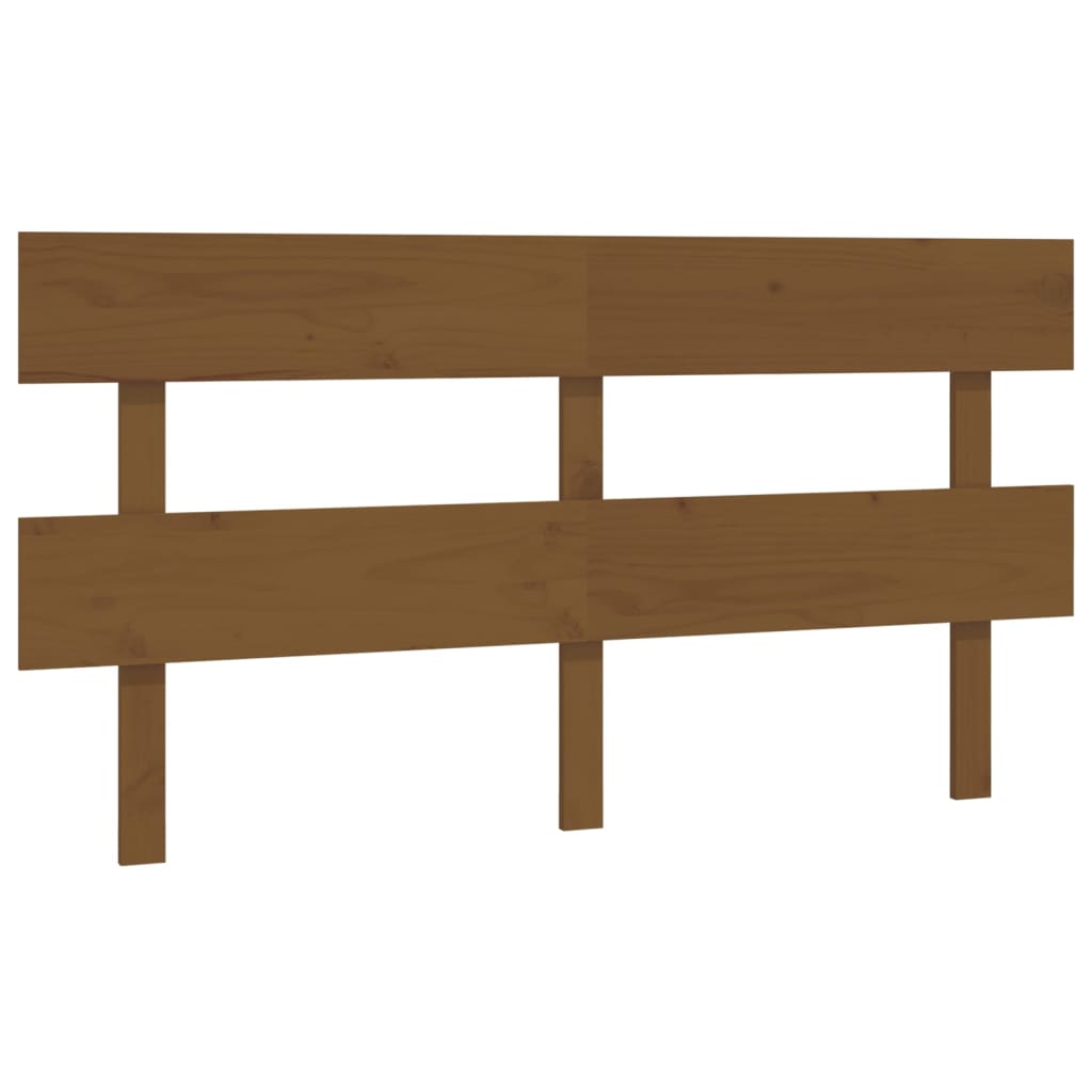 Uzglavlje za krevet boja meda 154 x 3 x 81 cm masivna borovina