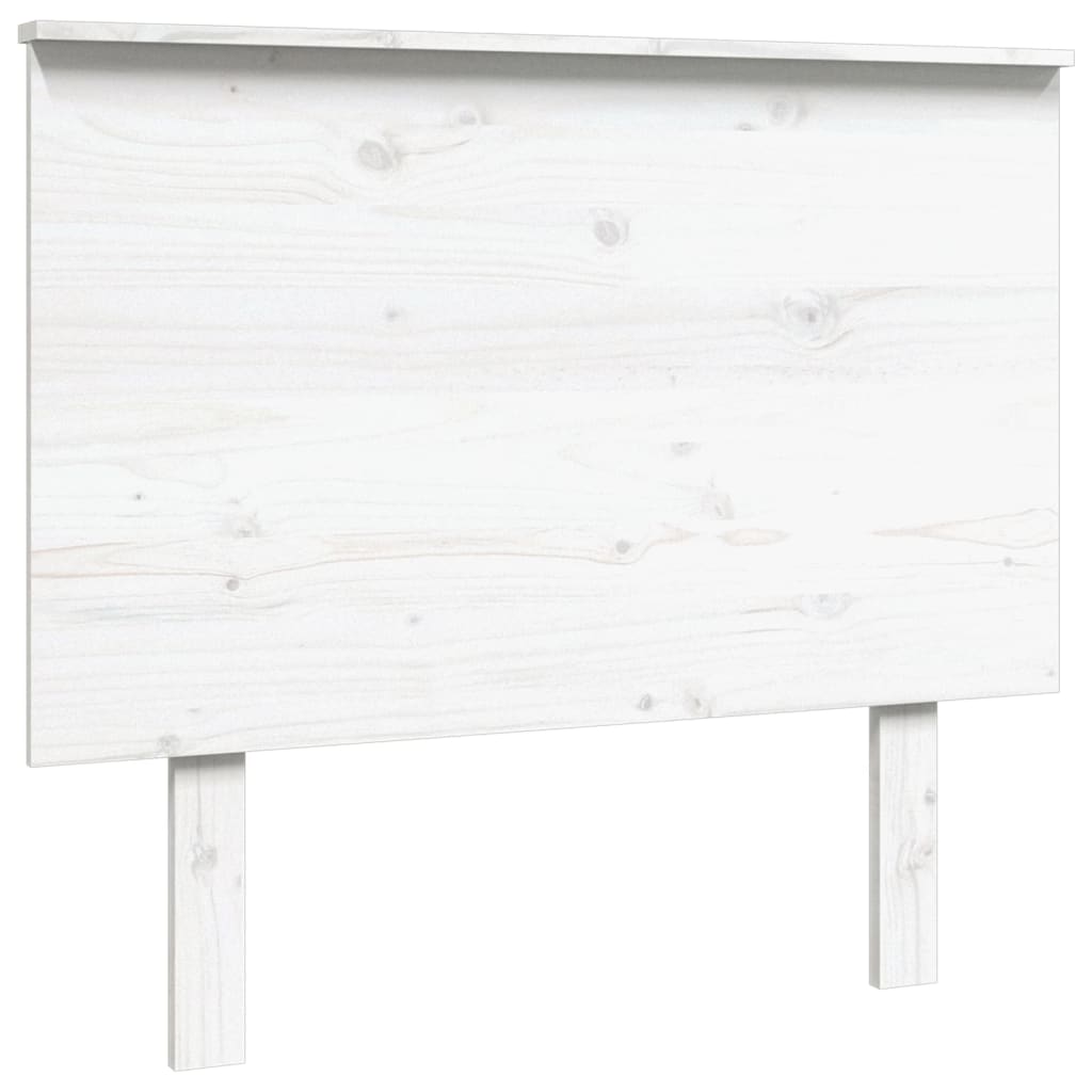 Uzglavlje za krevet bijelo 94 x 6 x 82,5 cm od masivne borovine