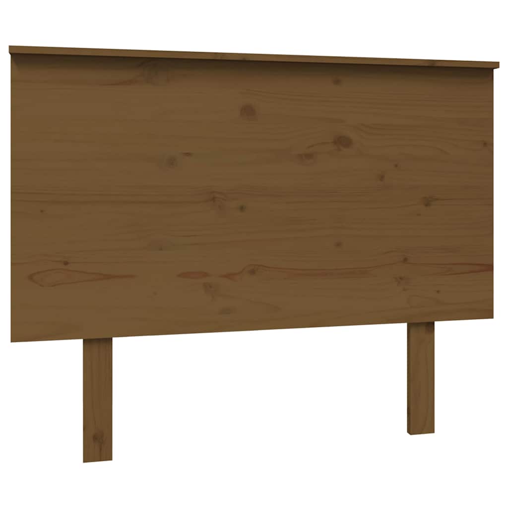 Uzglavlje za krevet boja meda 104x6x82,5 cm masivna borovina