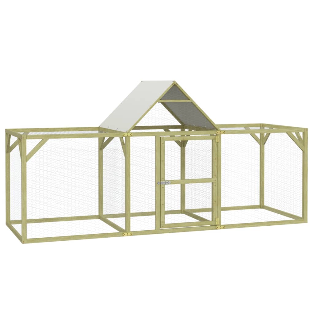 Kokošinjac 300 x 100 x 150 cm od impregnirane masivne borovine