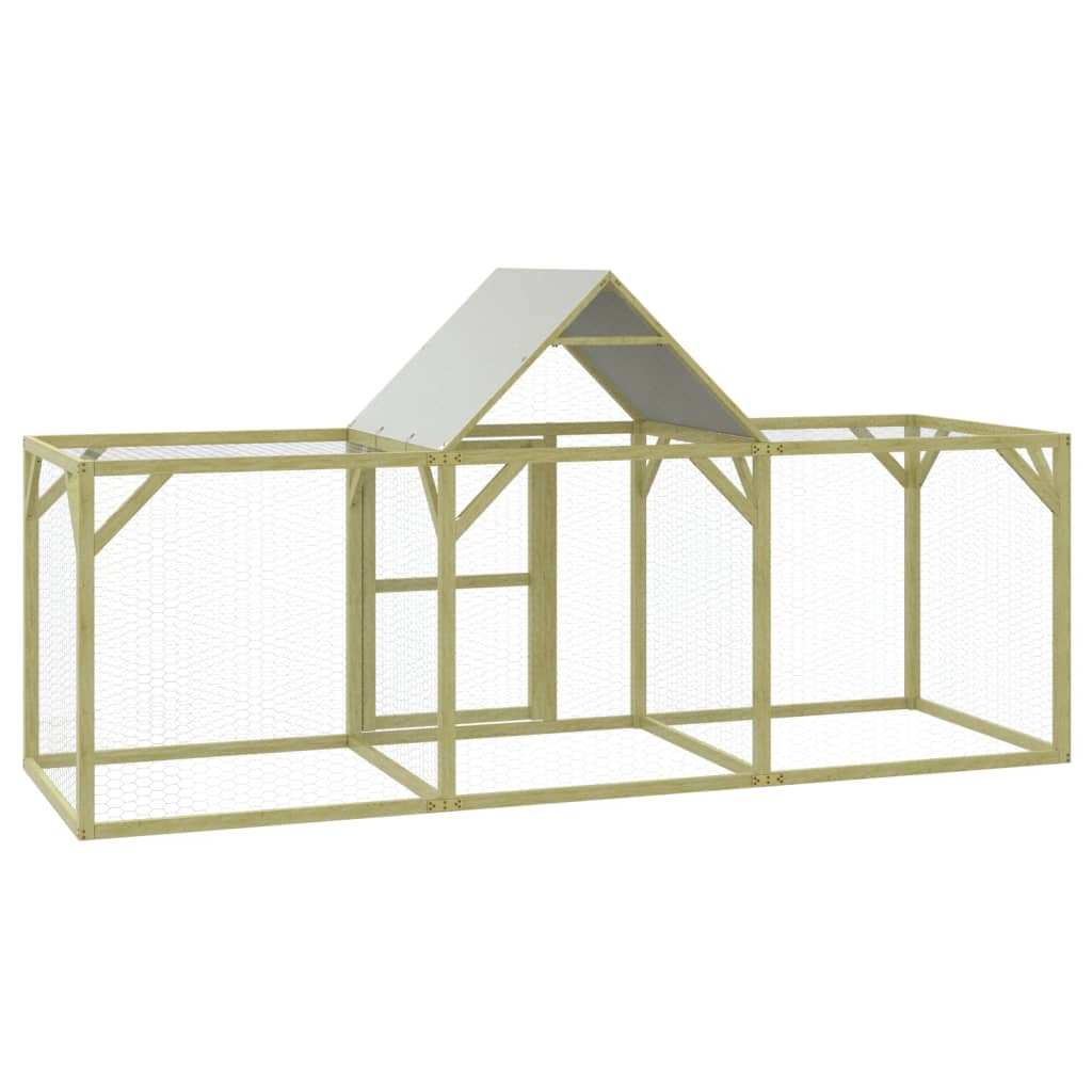 Kokošinjac 300 x 100 x 150 cm od impregnirane masivne borovine