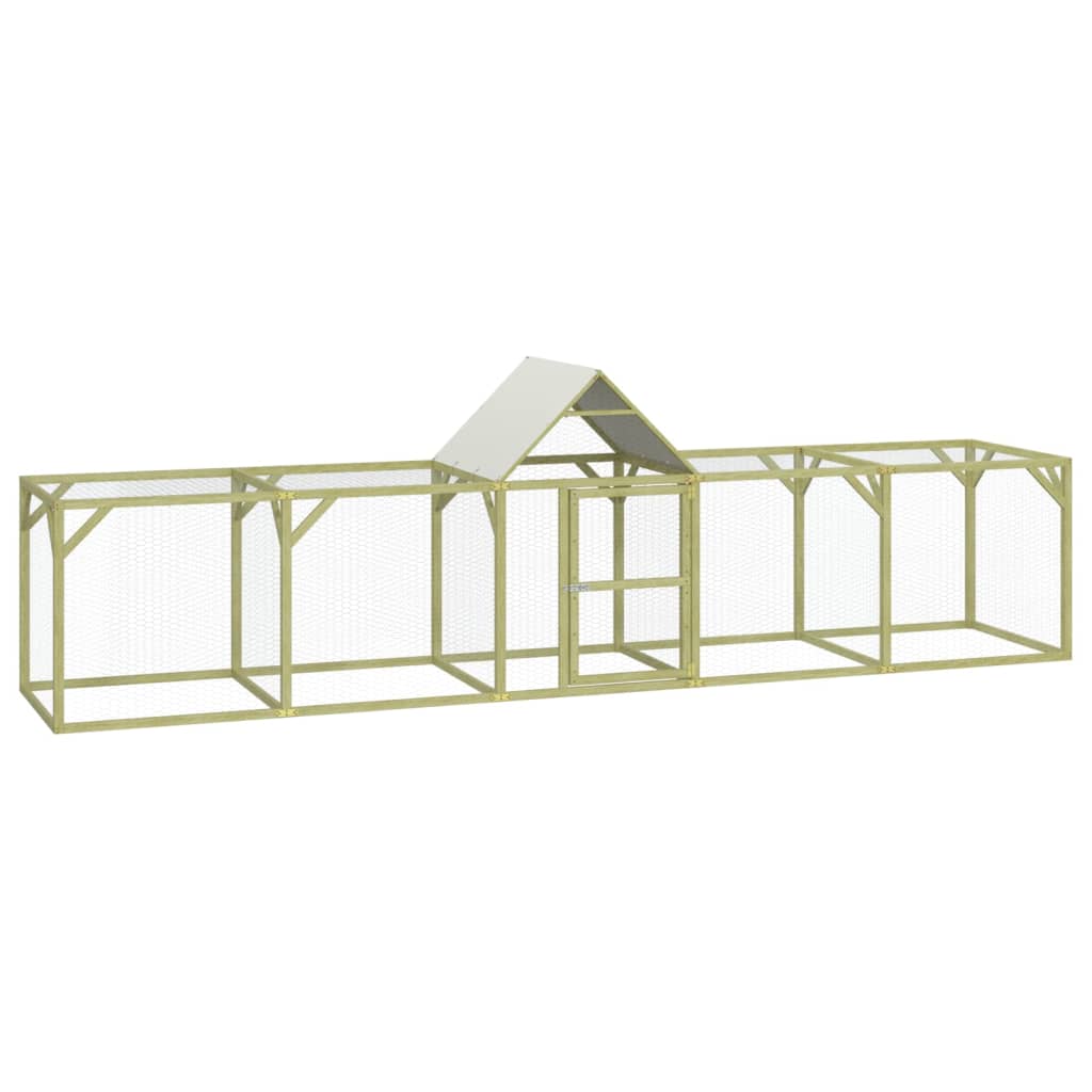 Kokošinjac 500 x 100 x 150 cm od impregnirane masivne borovine