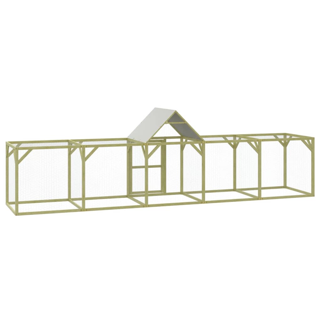 Kokošinjac 500 x 100 x 150 cm od impregnirane masivne borovine