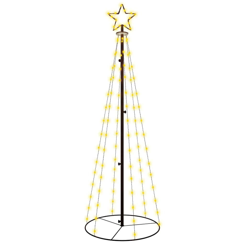 Stožasto božićno drvce toplo bijelo 108 LED žarulja 70 x 180 cm