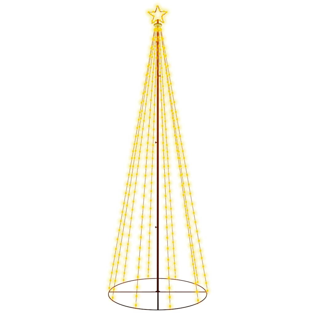 Stožasto božićno drvce toplo bijelo 310 LED žarulja 100x300 cm