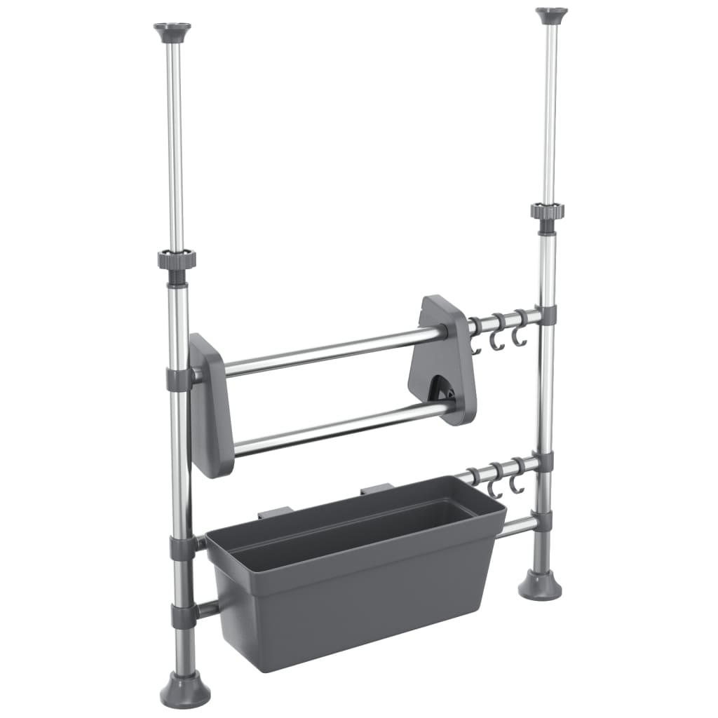 Podesivi kuhinjski organizator aluminijski