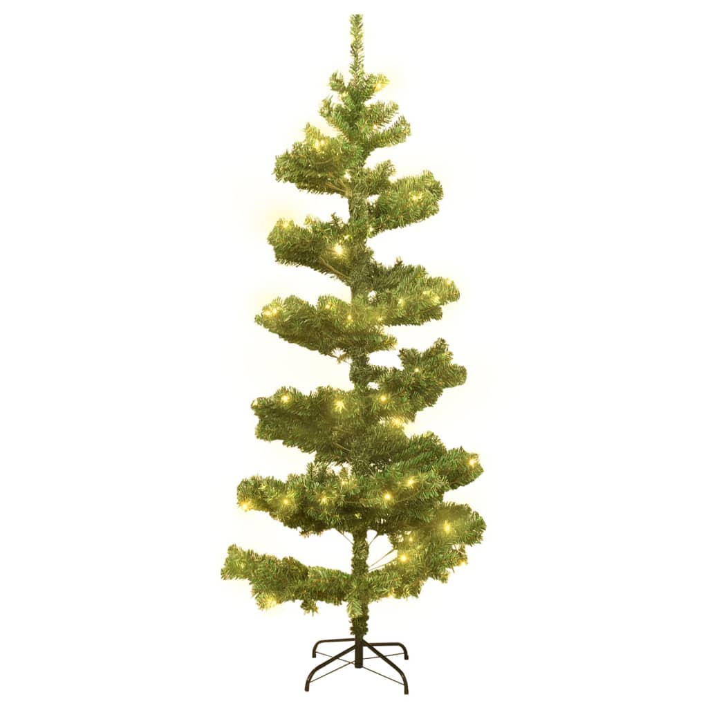 Spiralno osvijetljeno božićno drvce sa stalkom zeleno 180cm PVC