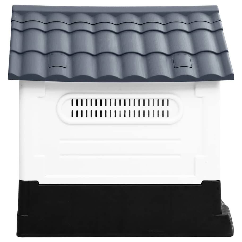 Kućica za pse siva 57x68x66 cm polipropilen