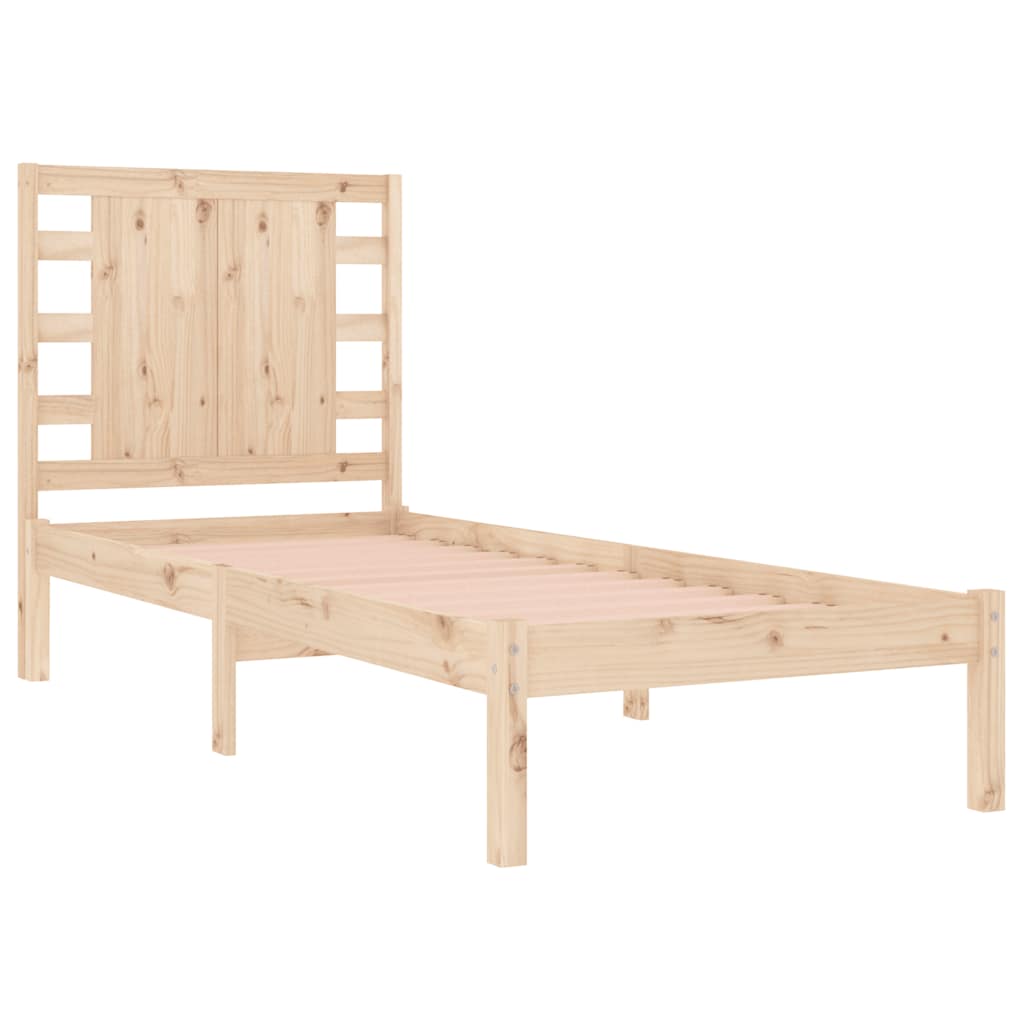 Okvir za krevet od masivnog drva 90 x 190 cm jednokrevetni