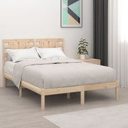 Okvir za krevet od masivnog drva 135 x 190 cm bračni
