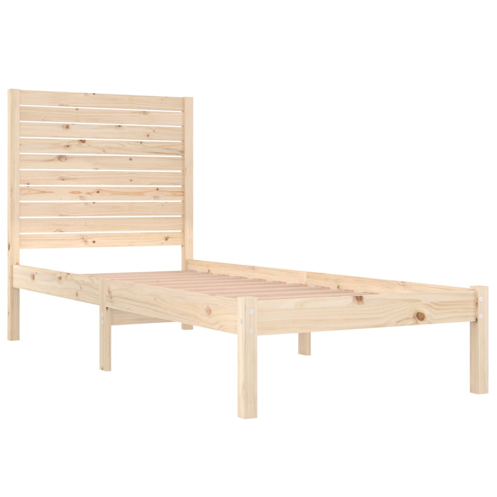 Okvir za krevet od masivnog drva 90 x 190 cm jednokrevetni