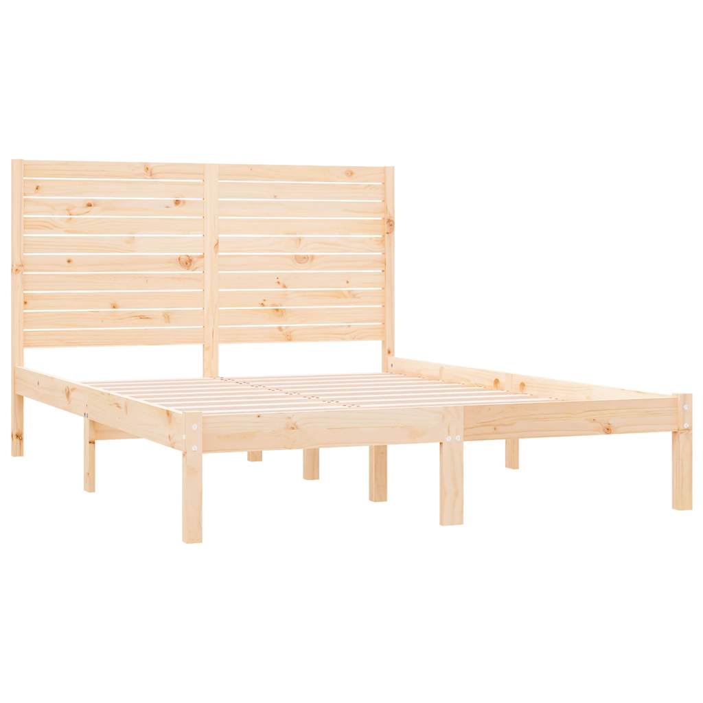Okvir za krevet od masivnog drva 160 x 200 cm