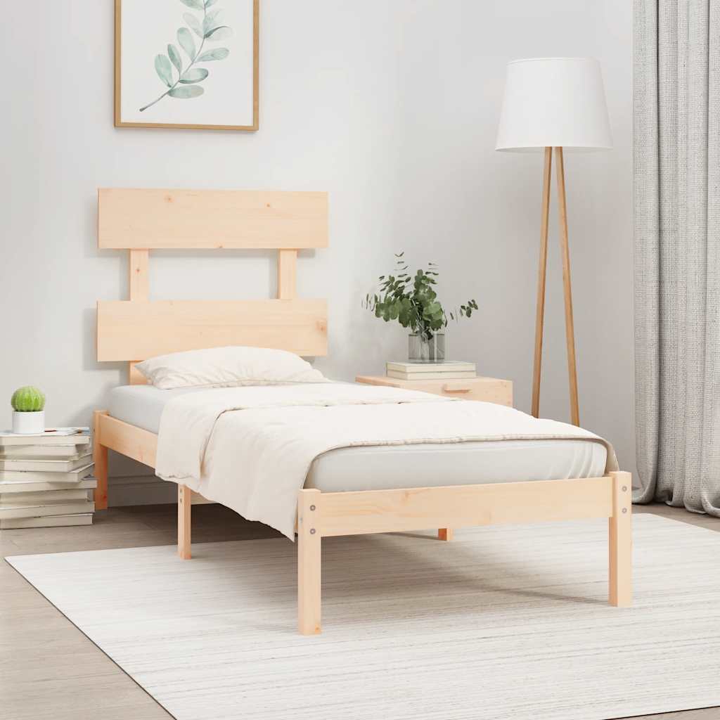 Okvir za krevet od masivnog drva 90 x 200 cm