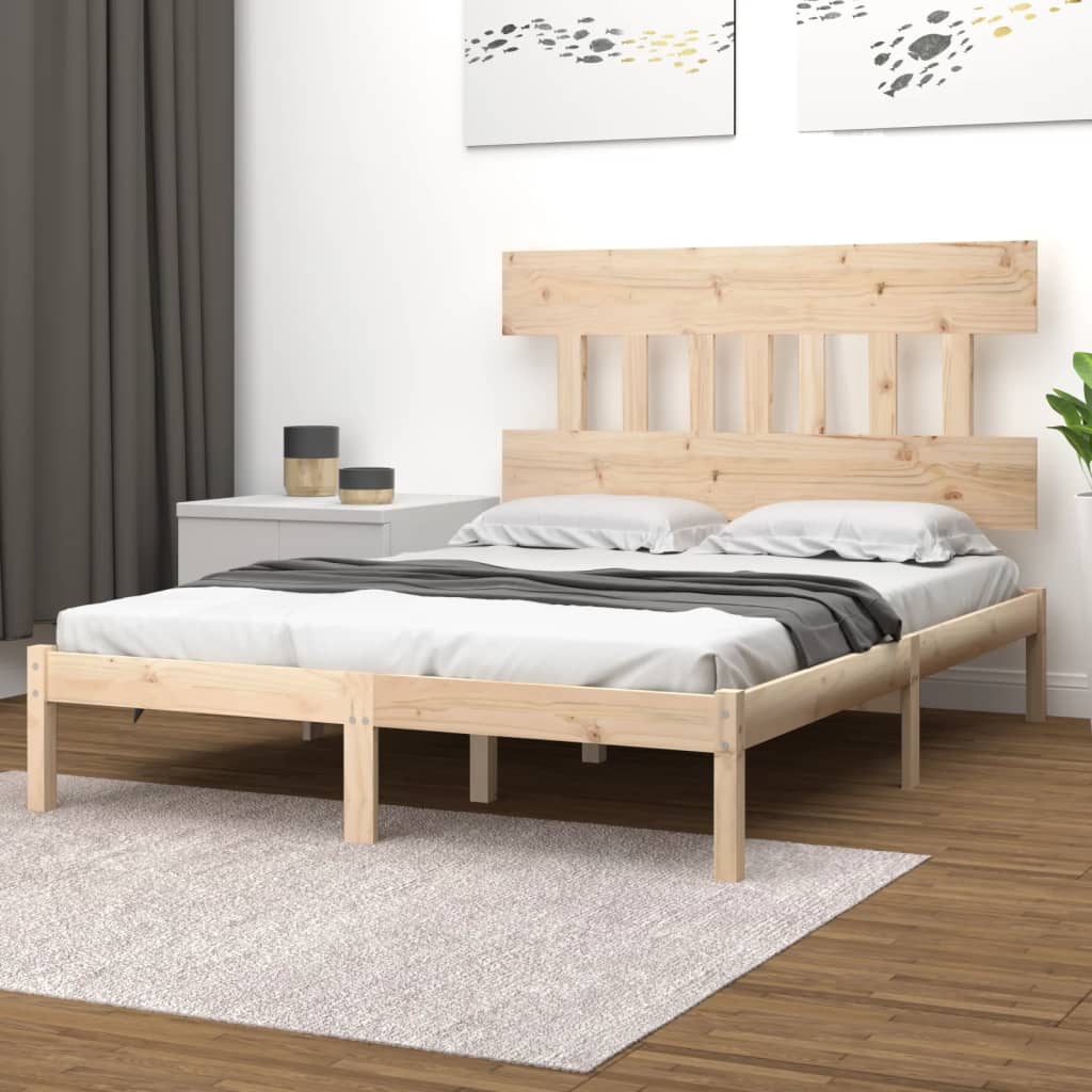 Okvir za krevet od masivnog drva 160 x 200 cm