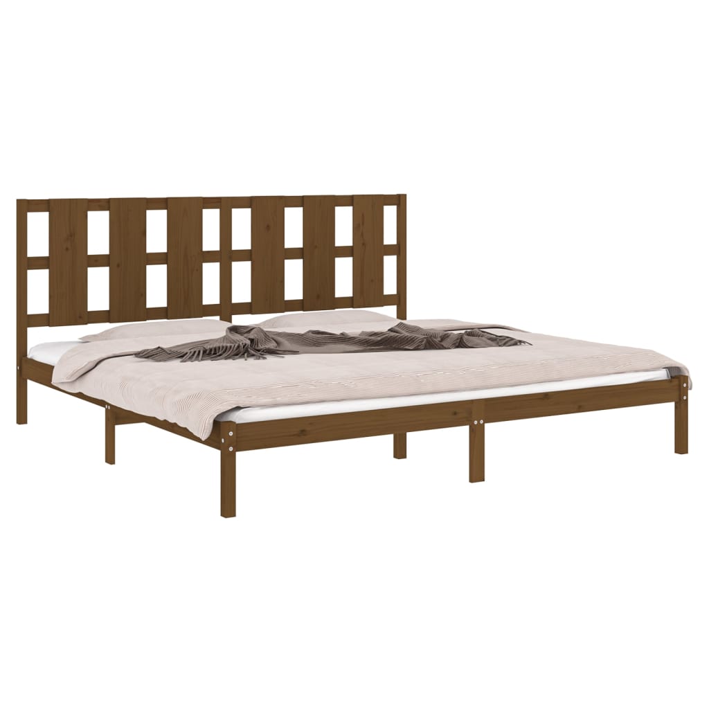 Okvir za krevet od masivne borovine boja meda 200 x 200 cm