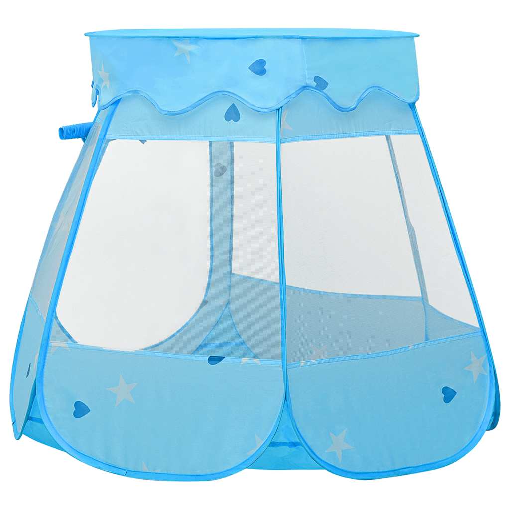 Dječji šator za igru s 250 loptica plavi 102 x 102 x 82 cm