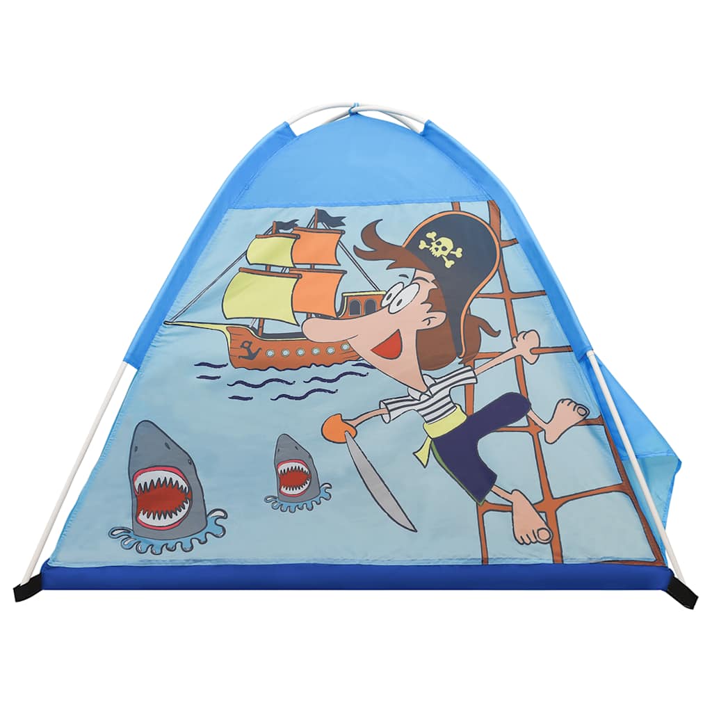 Dječji šator za igru s 250 loptica plavi 120 x 120 x 90 cm