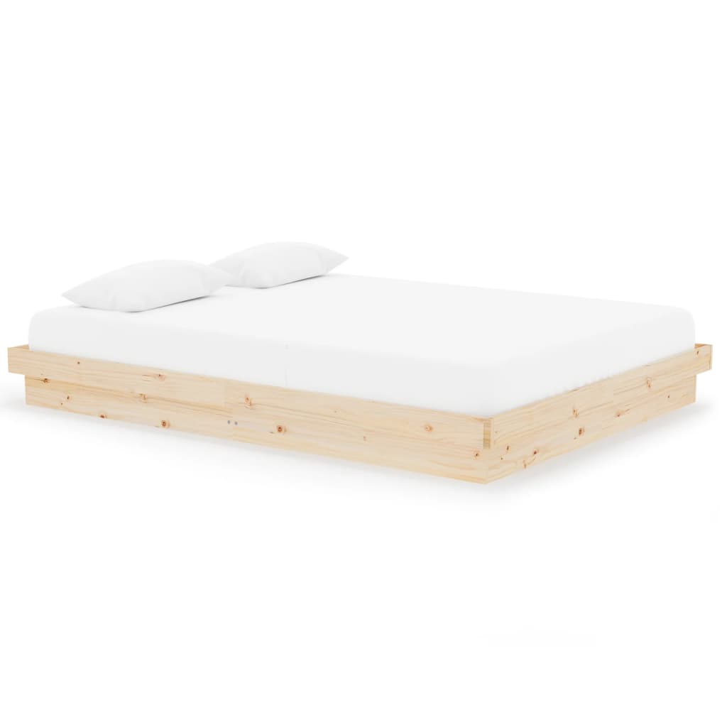 Okvir za krevet od masivnog drva 150 x 200 cm veliki bračni