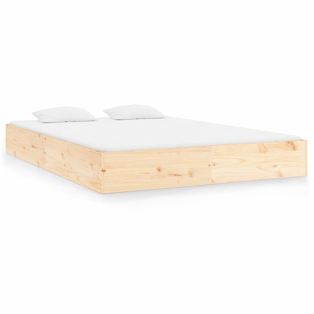 Okvir za krevet od masivnog drva 150 x 200 cm veliki bračni
