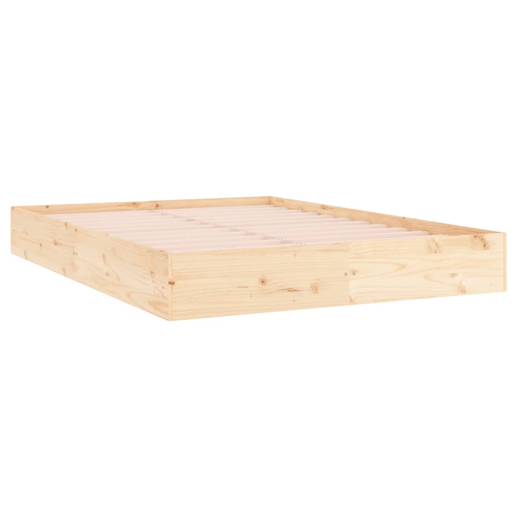 Okvir za krevet od masivnog drva 150 x 200 cm veliki bračni