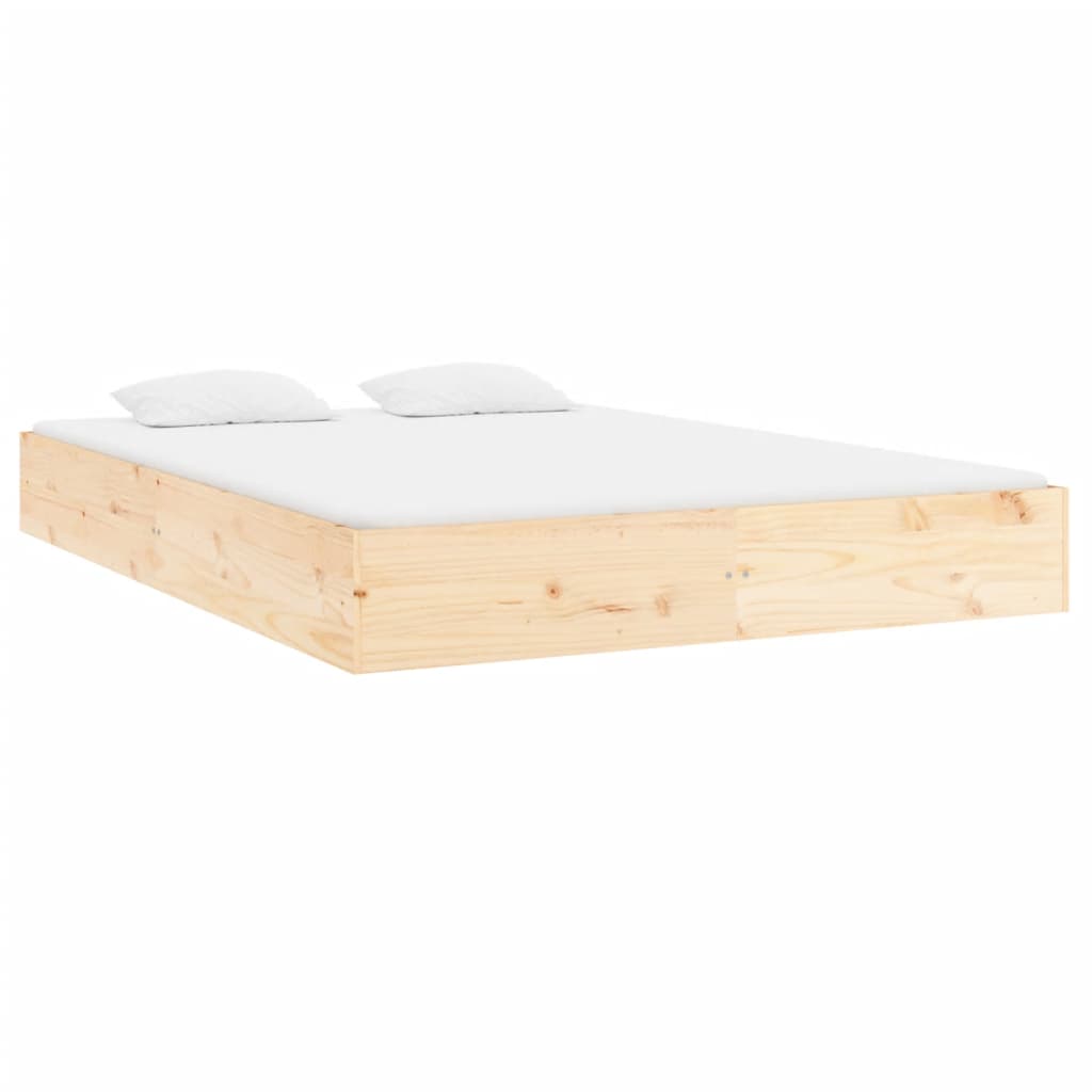 Okvir za krevet od masivnog drva 150 x 200 cm veliki bračni