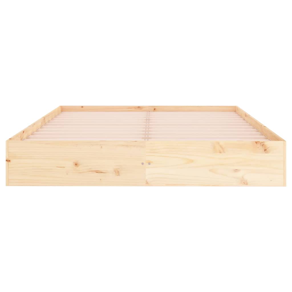 Okvir za krevet od masivnog drva 150 x 200 cm veliki bračni