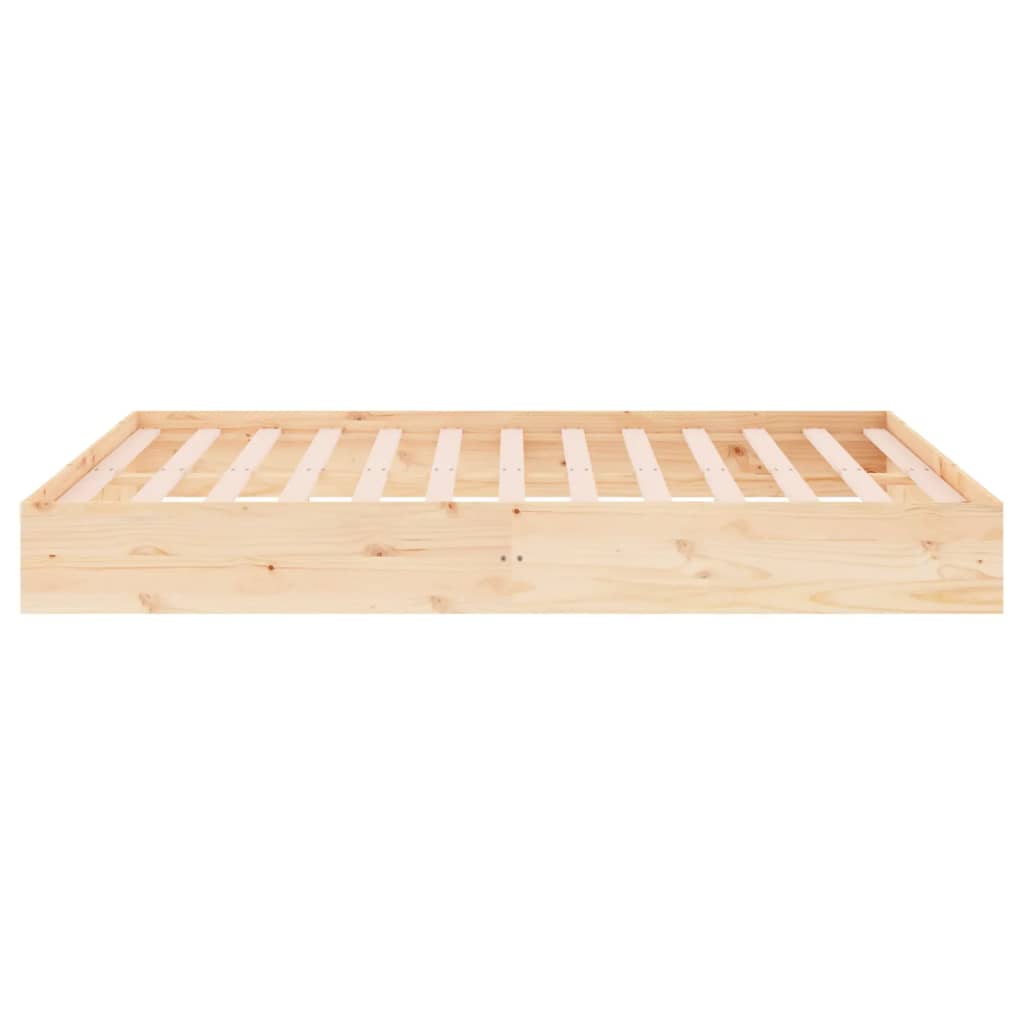 Okvir za krevet od masivnog drva 150 x 200 cm veliki bračni